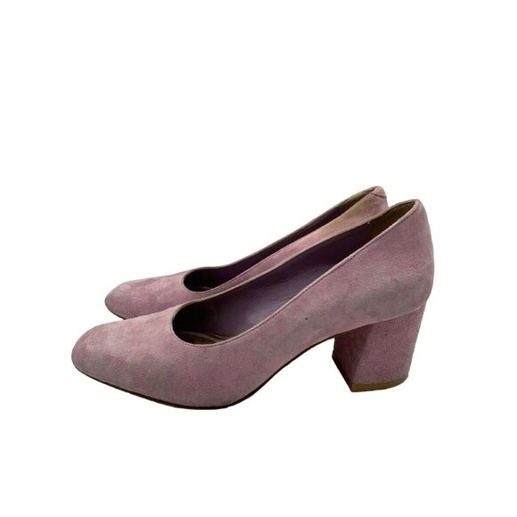Maryam Nassir Zadeh Suede Pumps Heels Size EU 37 US 6.5-7 Work Office Classic . - Picture 1 of 12